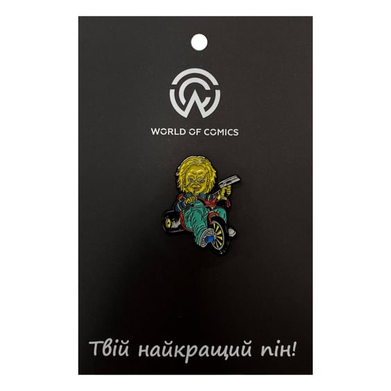 Металевий значок (пін) Child's Play: Chucky on a Bike, (13943)