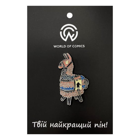 Металлический значок (пин) Fortnite: Loot Llama, (13944)