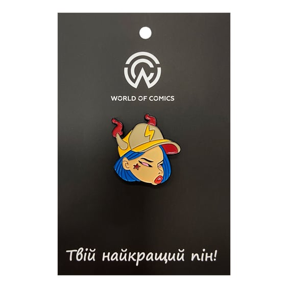 Металлический значок (пин) Punk Girl, (13946)