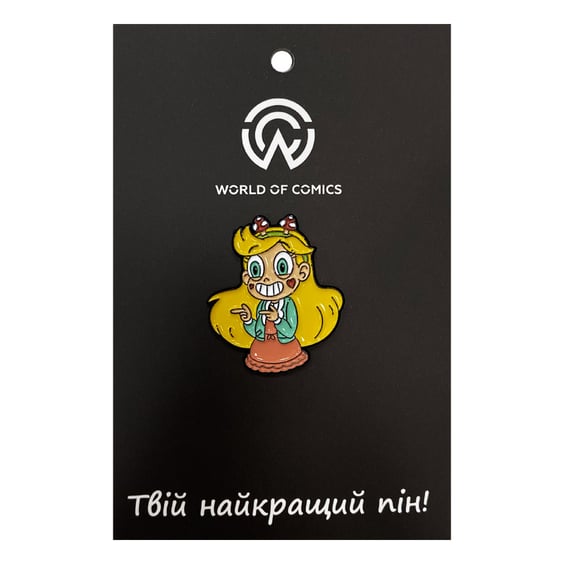 Металлический значок (пин) Disney: Star vs. The Forces of Evil: Star Butterfly, (13968)