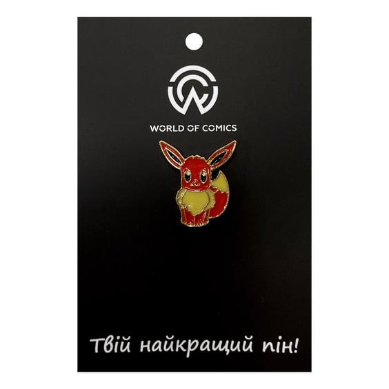 Металлический значок (пин) Pokemon: Flareon, (13972)