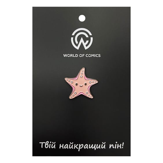 Металлический значок (пин) Starfish, (13993)
