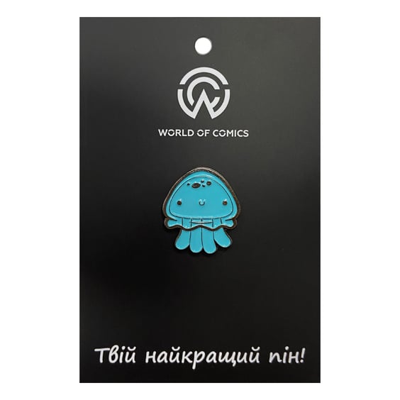 Металлический значок (пин) Jellyfish, (13994)