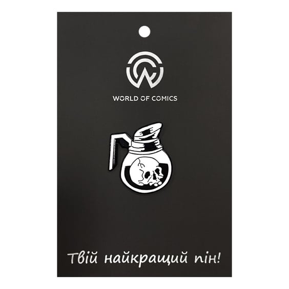 Металевий значок (пін) Skull in Kettle, (14005)