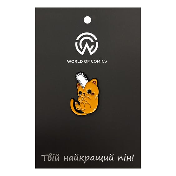 Металевий значок (пін) Chainsaw Man: Catochita, (14016)