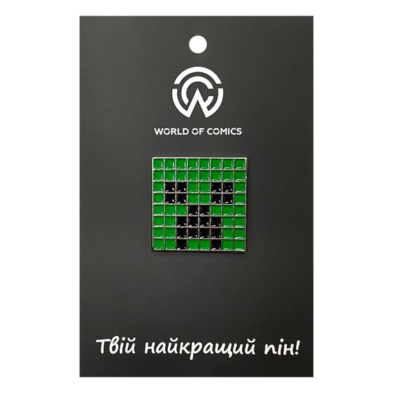 Металлический значок (пин) Minecraft: Creeper, (14042)