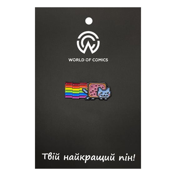 Металлический значок (пин) Nyan Cat (Meme), (14043)