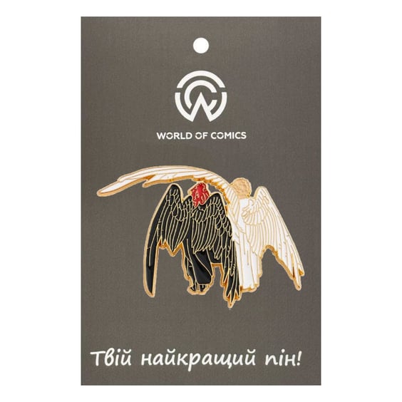 Металевий значок (пін) Good Omens: Aziraphale and Crowley (1шт. рандомно), (14063) 2