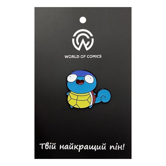 Металлический значок (пин) Pokemon: Silly Squirtle, (14082)