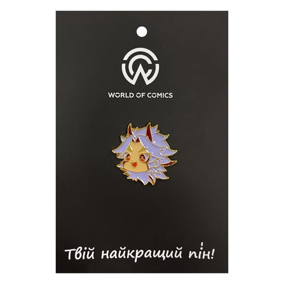 Металевий значок (пін) Genshin Impact: Arataki Itto (Chibi), (14091)