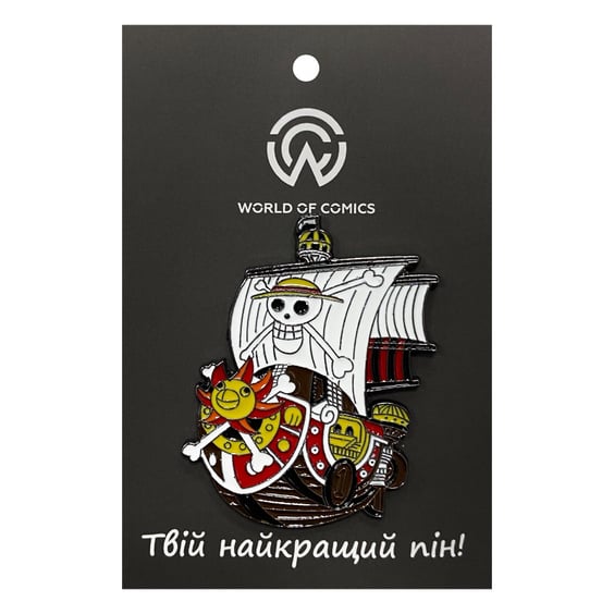 Металлический значок (пин) One Piece: Thousand Sunny, (14097)