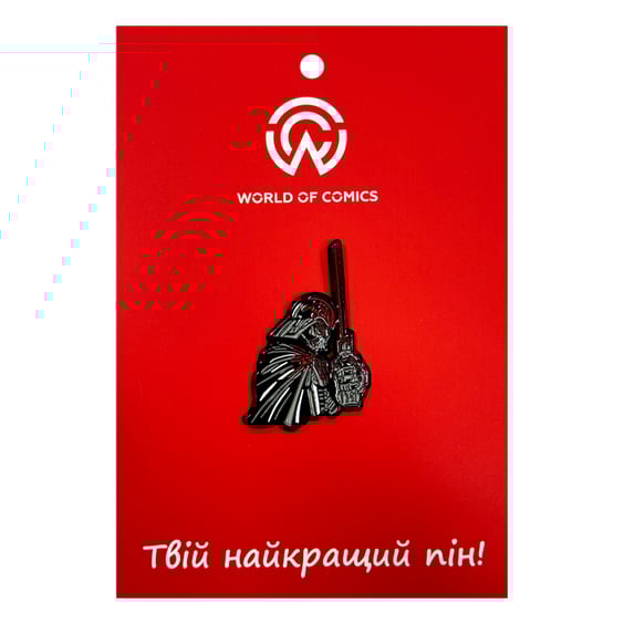 Металлический значок (пин) Star Wars: Darth Vader w/ Lightsaber, (14175)