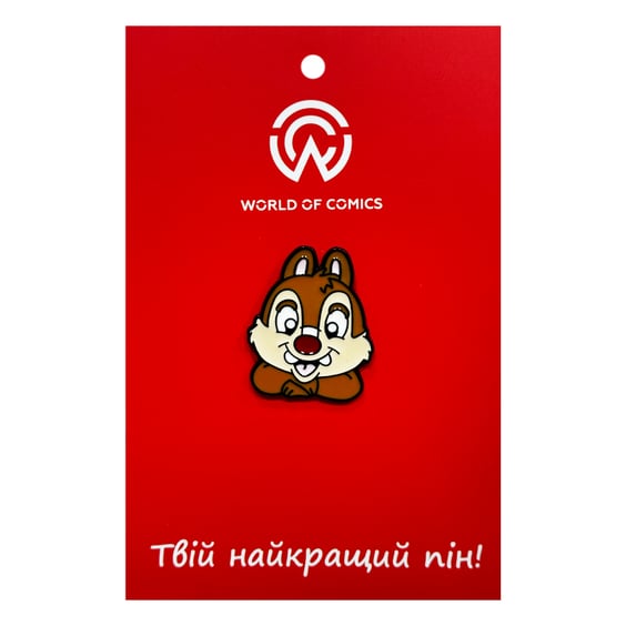 Металевий значок (пін) Disney: Chip 'n Dale Rescue Rangers: Dale, (14180)