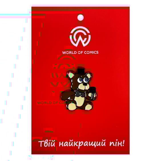 Металлический значок (пин) Five Nights at Freddy's: Freddy, (14198)