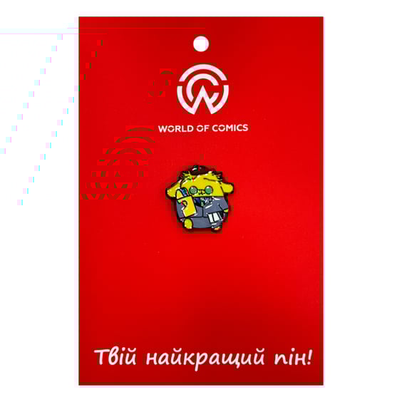 Металевий значок (пін) Sanrio: Pompompurin: Kento Nanami Parody (Chibi), (14202)