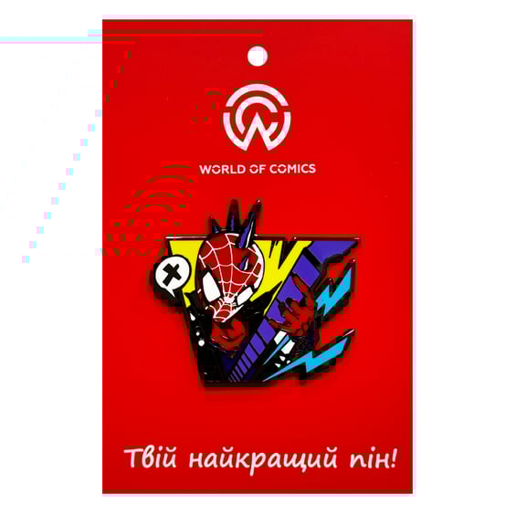 Металлический значок (пин) Marvel: Spider-Man: Across the Spider-Verse: Spider-Punk, (14214)