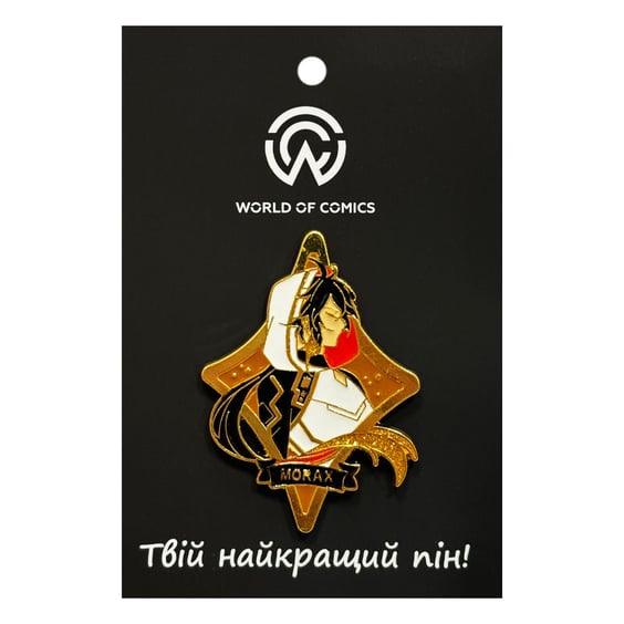 Металевий значок (пін) Genshin Impact: Morax, (14251)