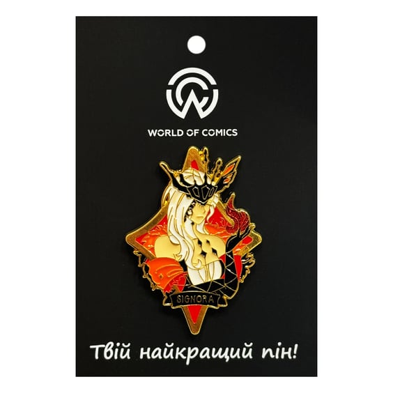 Металевий значок (пін) Genshin Impact: La Signora, (14252)