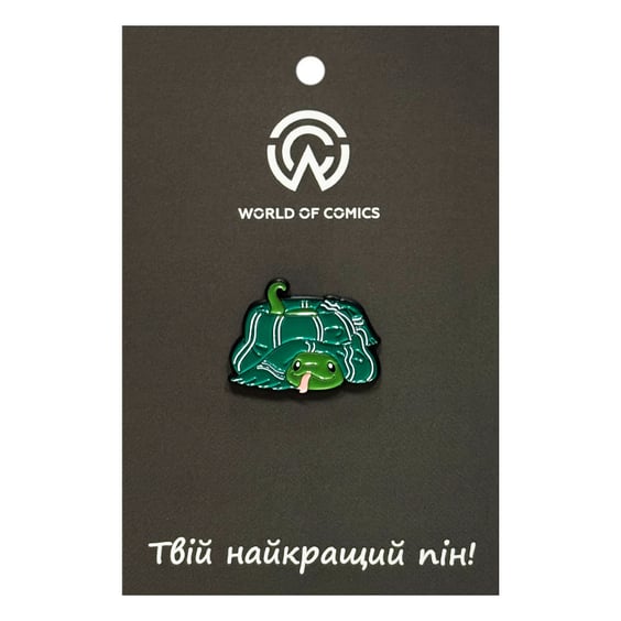 Металлический значок (пин) Wizarding World: Harry Potter: Slytherin Snake, (14290)