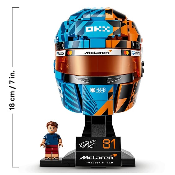 Конструктор LEGO: Editions: Formula 1: McLaren: McLaren Mastercard F1 Team: Oscar Piastri Helmet, (143017) 4