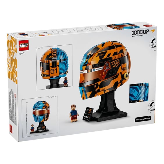 Конструктор LEGO: Editions: Formula 1: McLaren: McLaren Mastercard F1 Team: Oscar Piastri Helmet, (143017) 9