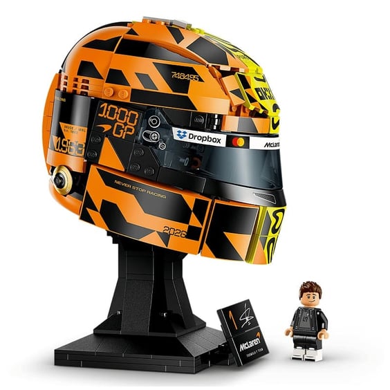 Конструктор LEGO: Editions: Formula 1: McLaren: McLaren Mastercard F1 Team: Lando Norris Helmet, (143023) 4