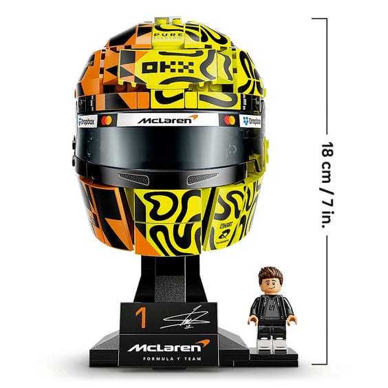 Конструктор LEGO: Editions: Formula 1: McLaren: McLaren Mastercard F1 Team: Lando Norris Helmet, (143023) 5