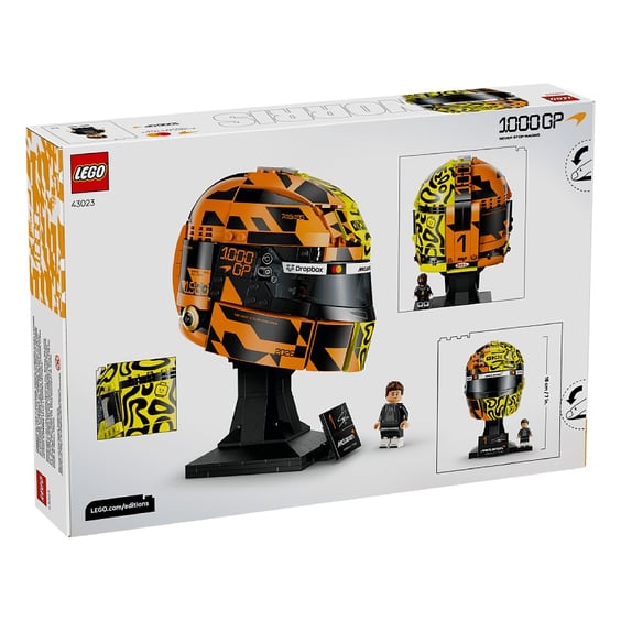 Конструктор LEGO: Editions: Formula 1: McLaren: McLaren Mastercard F1 Team: Lando Norris Helmet, (143023) 9