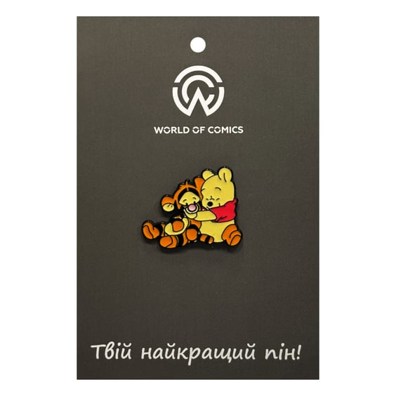 Металлический значок (пин) Disney: Winnie the Pooh: Winnie and Tiger, (14325)
