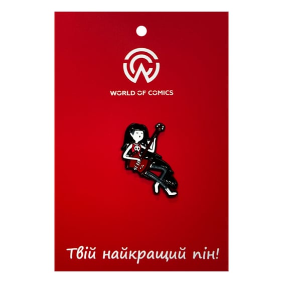 Металевий значок (пін) Adventure Time: Marceline w/ Guitar, (14382)