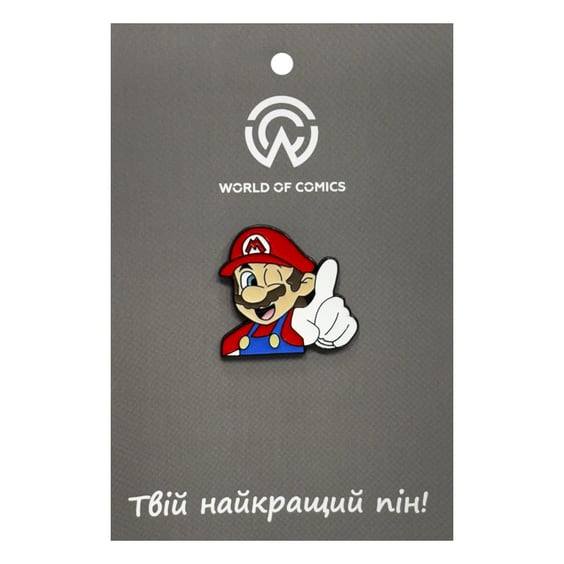 Металевий значок (пін) Super Mario: Mario, (14399)
