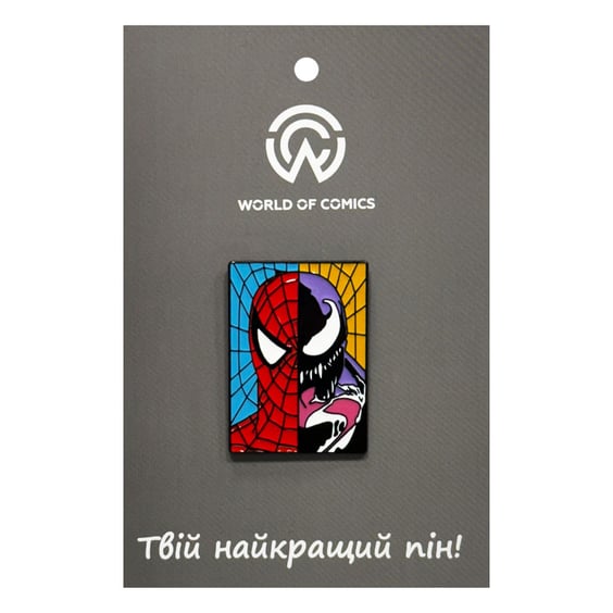 Металлический значок (пин) Marvel: Spider-Man / Venom, (14401)