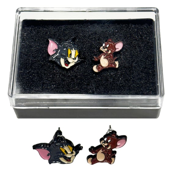 Сережки Tom & Jerry: Tom and Jerry, (14420)