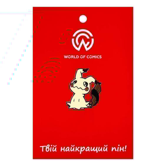 Металлический значок (пин) Pokemon: Mimikyu, (14438)