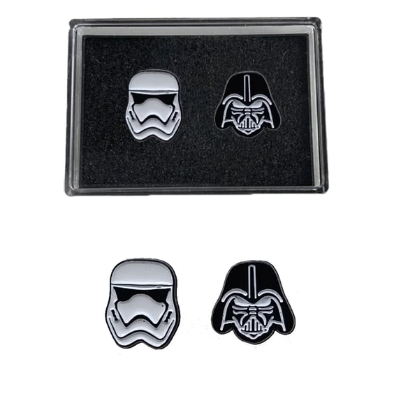 Сережки Star Wars: Darth Vader and Stormtrooper, (14446)