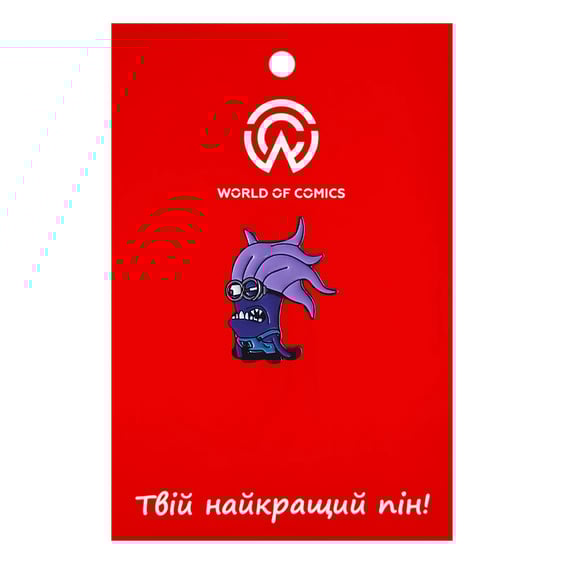 Металевий значок (пін) Despicable Me 2: Minions: Purple Evil Minion, (14454)