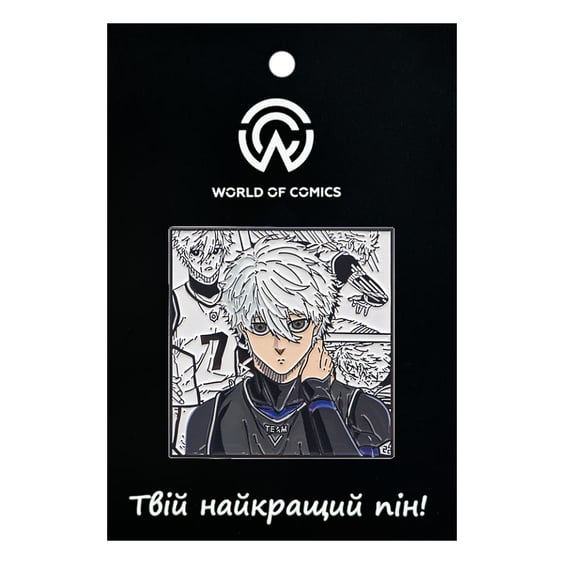 Металевий значок (пін) Blue Lock: Nagi Seishiro, (14490)