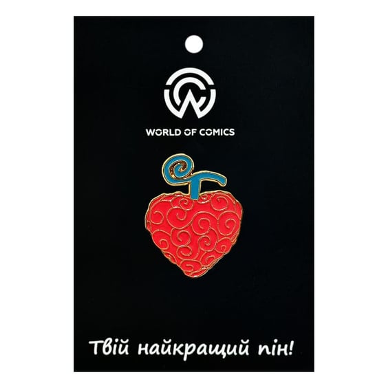 Металевий значок (пін) One Piece: Devil Fruit: Operation Operation Fruit (Ope Ope no Mi), (14510)