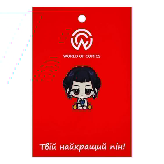 Металевий значок (пін) K-Pop Demon Hunters: Zoey (Chibi), (14519)