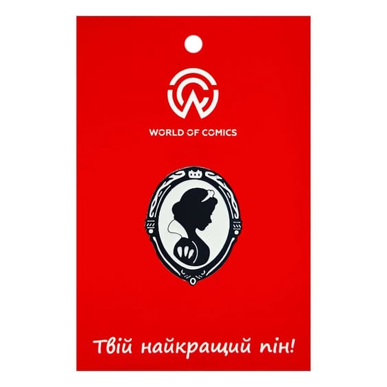 Металевий значок (пін) Disney: Snow White and the Seven Dwarfs: Snow White: Antique Cameo Brooch, (14527)