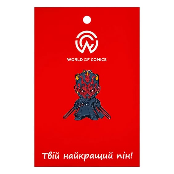 Металевий значок (пін) Star Wars: Darth Maul (Chibi), (14534)