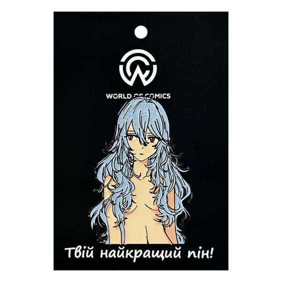 Металлический значок (пин) Evangelion: Rei Ayanami, (14579)