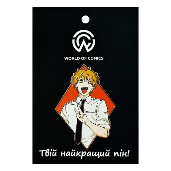 Металевий значок (пін) Chainsaw Man: Denji, (14600)