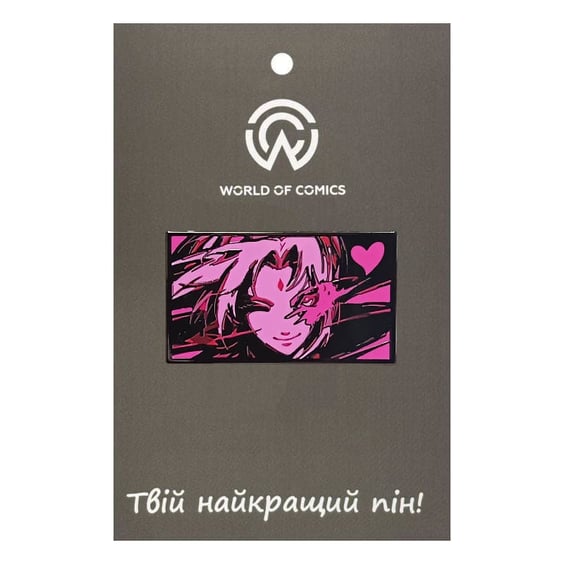 Металевий значок (пін) Naruto: Sakura Haruno (Head), (14605)