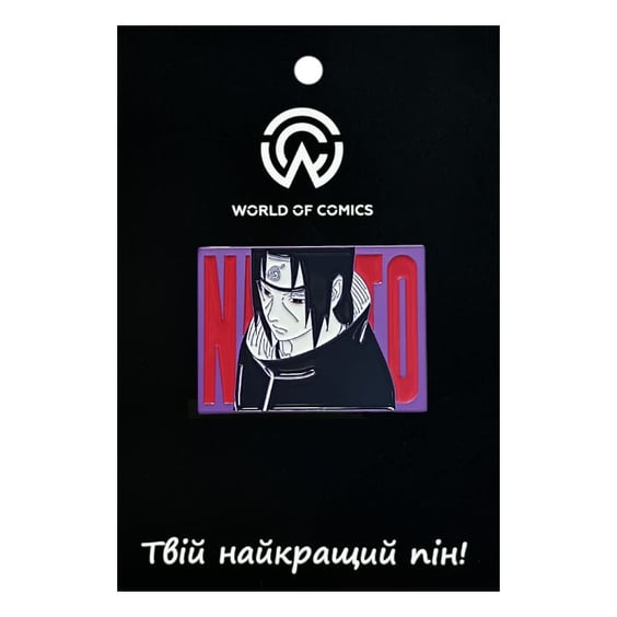 Металевий значок (пін) Naruto: Itachi Uchiha, (14608)