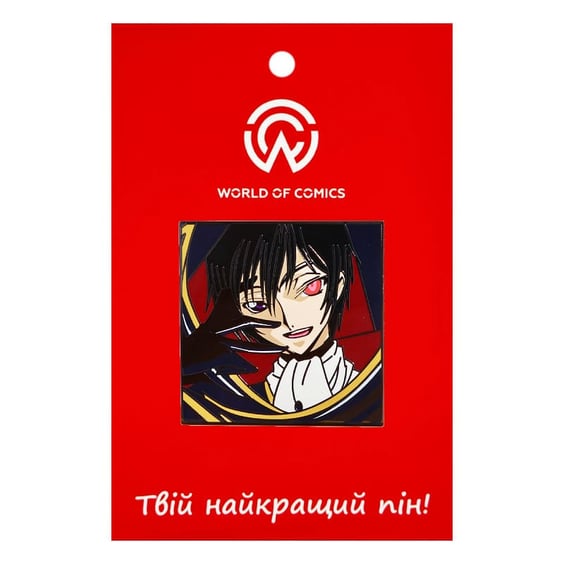 Металевий значок (пін) Code Geass: Lelouch Lamperouge (Head), (14640)