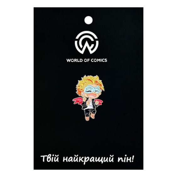 Металевий значок (пін) My Hero Academia: Hawks (Chibi), (14645)