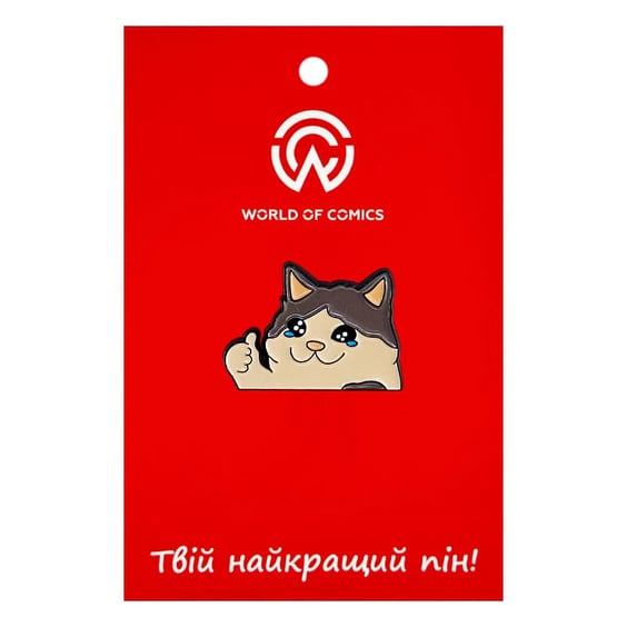 Металлический значок (пин) Crying Cat (Meme), (14647)