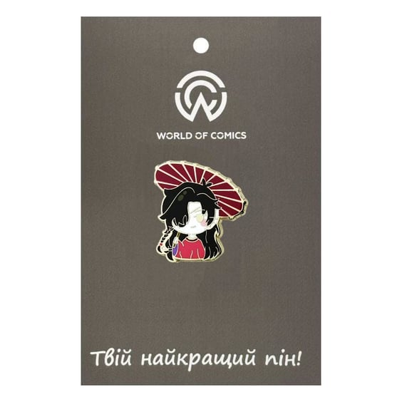 Металлический значок (пин) Heaven Official's Blessing: Hua Cheng (Chibi), (14677)