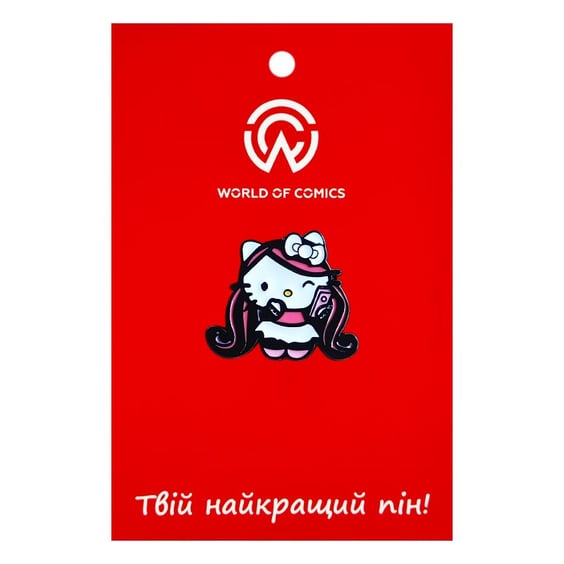 Металевий значок (пін) Sanrio: Hello Kitty: Hello Kitty Draculaura Parody, (14683)